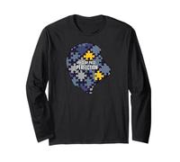 Puzzle Perfection Piece by Piece Mindset Design Maglia a Manica