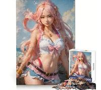 Puzzle "Perla Rosa dei Sette Mari" per adulti, 1000 pezzi, gioco di logica, hobby tranquillo, taglio perfetto, regalo elegante (38x26cm)