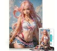 Puzzle "Perla Rosa dei Sette Mari" per adulti, 1000 pezzi, gioco di logica, hobby tranquillo, taglio perfetto, regalo elegante (38x26cm)