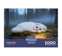 Puzzle Persian Cat 1000 Pezzi Per Adulti, Allenamento Cerebrale Accessibile E Divertente Puzzles Con Woods Berries, Regalo Compleanno 70x50cm/1000pcs