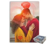 Puzzle personalizzati da foto 300/500/1000 pezzi, puzzle con immagini personalizzate, per adulti, bambini, amici, famiglia, laurea, matrimonio, compleanno (verticale)