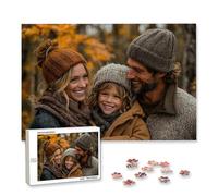 Puzzle Personalizzato con Foto 1000/1500/2000/3000/4000/5000 Pezzi, Crea il Tuo Puzzle Personalizzato con Foto, Idea Regalo con La Tua Foto Preferita, per Gioco Adulto/Familiare, Amici, Regali, E-71