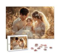 Puzzle Personalizzato con Foto 1000/1500/2000/3000/4000/5000 Pezzi, Crea il Tuo Puzzle Personalizzato con Foto, Idea Regalo con La Tua Foto Preferita, per Gioco Adulto/Familiare, Amici, Regali, B-92
