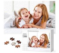 Puzzle Personalizzato con foto 35Pcs Puzzle Fatti con le Proprie Foto Amanti, Famiglie, Animali Domestici e Figli (1500 Pcs)