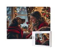 Puzzle personalizzato con foto, Crea il tuo Puzzle Personalizzato con Foto, orizzontale/verticale Puzzle con foto Per Adulti, Famiglia, Matrimonio, Festa della mamma, Laurea, Regalo (1500 pezzi) u-112