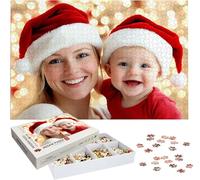 Puzzle Personalizzato con Foto - Crea il Tuo Quadro da 1000-5000 Pezzi, Puzzle Personalizzate HD, Regalo Personalizzato per Natale, Anniversario Fidanzamento e Compleanno, Idea Regalo Originale h-999