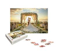 Puzzle Personalizzato con Foto, Puzzle 1000/1500/2000/3000/4000/5000 Pezzi di Legno, Crea il Tuo Rompecapo Personalizzato con Foto, Idea Regalo con La Tua Foto Preferita, Regalo Donne e Uomini, X-1131