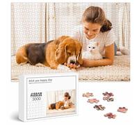 Puzzle Personalizzato Con Foto - Puzzle di Legno Personalizzati da 300/500/1000/2000/3000 Pezzi, Crea il tuo Puzzle Personalizzato con Foto, Puzzle Personalizzati Idea Regalo