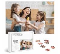 Puzzle Personalizzato Con Foto - Puzzle di Legno Personalizzati da 300/500/1000/2000/3000 Pezzi, Crea il tuo Puzzle Personalizzato con Foto, Puzzle Personalizzati Idea Regalo