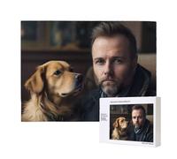 Puzzle Personalizzato Con Foto - Puzzle di Legno Personalizzati da 35/70/120/200/300/500/1000/1500/2000/3000 Pezzi, Puzzles con La Tua Foto Preferita Puzzles Divertenti per Gioco Adulto/Familiare
