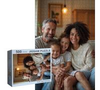 Puzzle personalizzato da 500 pezzi, puzzle personalizzato per adulti da foto Halloween, famiglia, vacanze, regalo di nozze