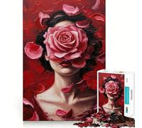 Puzzle Petali di Passione da 1000 pezzi per adolescenti, gioco di logica, leggero e rilassante, taglio liscio, decorazione da parete (38x52cm)