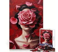 Puzzle Petali di Passione da 1000 pezzi per adolescenti, gioco di logica, leggero e rilassante, taglio liscio, decorazione da parete (38x52cm)
