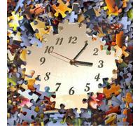 Puzzle Pezzi a Forma Di Silenzioso Tick Acrilico Orologi - Molti Colori su