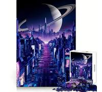 Puzzle "Phantom Night City" per ragazzi, 1000 pezzi, gioco per allenare la mente, design rilassante, assemblaggio, sorpresa di Natale (50x75cm)