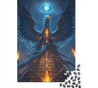 Puzzle Phoenix 1000 Pezzi in Legno Per Adulti Gioco Da Interno Rompicapo Giant Phoenix Tower of Babel Regalo Compleanno 1000pcs (75x50cm)