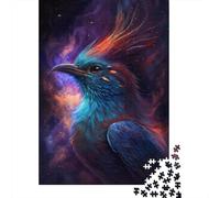Puzzle Phoenix Bird Galaxy Premium 100% carta riciclata, puzzle rettangolare per donne e uomini, 300 pezzi (40x28 cm)