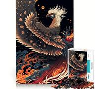 Puzzle Phoenix da 1000 pezzi per adolescenti, rompicapo, gioco rilassante, taglio premium, regalo di Natale (38x52cm)
