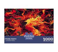 Puzzle Phoenix Da 1000 Pezzi Per Adulti,Colorful Beast Illustration Gioco Diabilità Impossibile Gioco Intellettivo Familiare Regali Di Festa 38x26cm/1000pcs