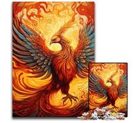 Puzzle Phoenix da 1000 pezzi per adulti. Puzzle per adulti ideali per gli innamorati, Capodanno e San Valentino, 50x75CM/19,68x29,52 pollici.