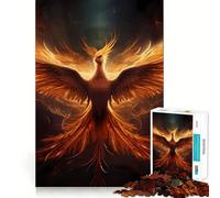 Puzzle Phoenix Respawn da 1000 pezzi per adolescenti, gioco di logica e rilassamento, con bordi sottili, da collezione (50x75cm)