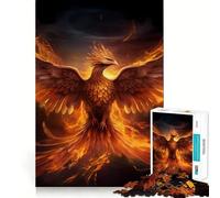 Puzzle Phoenix Respawn da 1000 pezzi per adolescenti, gioco di logica e rilassamento, con bordi sottili, da collezione (38x52cm)