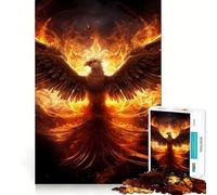 Puzzle Phoenix Respawn da 1000 pezzi per ragazzi, gioco di logica, leggero e rilassante, taglio liscio, decorazione da parete (50x75cm)