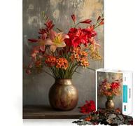 Puzzle Photo Art Flowers II da 1000 pezzi per adolescenti, migliora la memoria, rilassa, bordi precisi, regalo creativo (38x52cm)