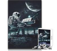 Puzzle "Piano nello spazio" 1000 pezzi, gioco divertente per lo sviluppo cognitivo, regalo speciale per una celebrazione premurosa, dimensioni 50x75cm