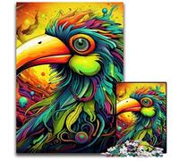 Puzzle Picchio Colorato da 1000 Pezzi per Adulti. Puzzle Impossibile per Adulti. Ideale Regalo di Natale e Decorazione per la Casa. 50x75CM/19,68x29,52 pollici.