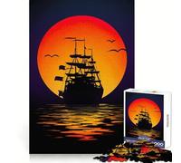Puzzle "Piccola barca, non la sua nave" per ragazzi, 1000 pezzi, attività per lo sviluppo delle capacità cognitive, ideale per la casa, con bordi precisi, regalo festivo 38x52cm