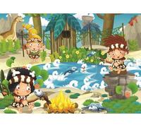 Puzzle Picnic preistorico - 100 pezzi
