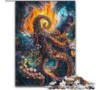 Puzzle Pinguini sotto l'aurora boreale per adolescenti, 1000 pezzi, gioco educativo per famiglie, adatto per decorare la scrivania (26x38cm)