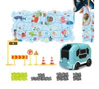Puzzle Pista Auto Per Giocattolo Auto Con Circuiti Puzzle