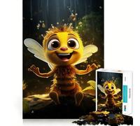 Puzzle Pixel Bee Party da 1000 pezzi per adulti, gioco stimolante per l'intelletto, divertente e rilassante, con tagli precisi, regalo di Natale (38x52cm)