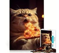 Puzzle Pizza Bliss per adolescenti, 1000 pezzi, gioco di abilità mentale, svago leggero, design, assemblaggio, regalo di alta qualità (38x52cm)