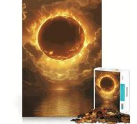 Puzzle Planet Fire da 1000 pezzi per adolescenti: migliora la memoria, rilassa e crea un'atmosfera creativa (38x26cm)