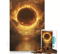 Puzzle Planet Fire da 1000 pezzi per ragazzi, stimola la memoria, ideale per il tempo libero a casa, per assemblare immagini e creare un regalo perfetto (50x75cm)