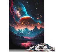 Puzzle Planetary Dreamscape da 1000 pezzi per adulti, puzzle rettangolari in cartone, puzzle difficili per donne e uomini, 1000 pezzi (75x50 cm)