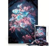 Puzzle Plum Bloom Serenity da 1000 pezzi per adolescenti, gioco di logica mentale, evasione rilassante, bordo fine, oggetto da collezione (38x52cm)