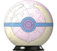 Puzzle - Pokemon: Ravensburger - 3d Puzzleball 54 Pz - Heal Ball Rosa