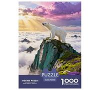 Puzzle Polar Bear 1000 Pezzi Per Adulti E Ragazzi, Rompicapo Con Sea of Clouds Peak, Gioco Per Famiglie, Regalo Per Bambini E Adulti 70x50cm/1000pcs
