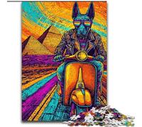 Puzzle Pop-art Anubis 1000 pezzi per adolescenti, regali, giochi educativi, decorazioni per la casa, regali di compleanno, regali, arte murale (26x38cm)
