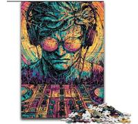 Puzzle pop-art della statua del David di Michelangelo per adolescenti, 1000 pezzi, giocattoli educativi per l'apprendimento, giochi per famiglie con poster abbinato e foglio di quiz (26x38cm)