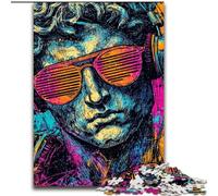 Puzzle pop-art della statua del David di Michelangelo per adolescenti, giochi educativi, decorazioni per la casa, regali di compleanno, decorazioni murali (26x38cm)