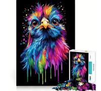 Puzzle Pop Art Rainbow Silkie Chi da 1000 pezzi per adolescenti, puzzle facile da costruire, per il tempo libero, con taglio preciso, regalo di Babbo Natale (50x75cm)