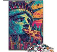 Puzzle Pop Art Statua della Libertà da 1000 pezzi per adolescenti, adatto a persone dai 14 anni in su, idee regalo per la decorazione della casa (26x38cm)