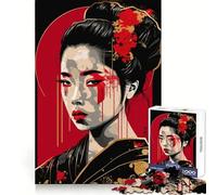 Puzzle Pop Geisha da 1000 pezzi per adolescenti, gioco di logica e abilità, rilassante, taglio preciso, regalo di Natale (50x75cm)