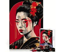 Puzzle Pop Geisha da 1000 pezzi per adolescenti, gioco mentale, momento di relax, taglio premium, regalo artistico (38x26cm)