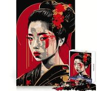 Puzzle Pop Geisha da 1000 pezzi per adolescenti: rafforza la memoria, calma e relax Bordo di qualità Regalo perfetto (38x52cm)